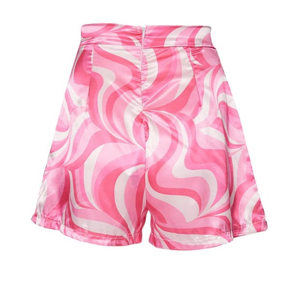 ASOS Pink Abstract Shorts - Picture 2 of 3